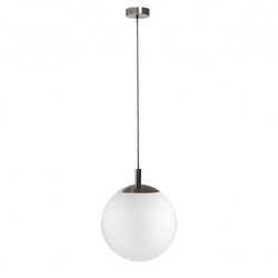 Kaspa lampa wisząca Alur M E27 1x25W tytan/biały 11140120