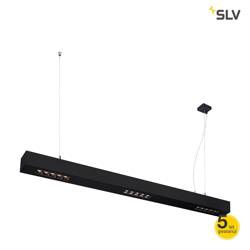 SLV lampa wisząca LED Q-Line 45W 2100lm 3000K belka 1m czarna 1000927