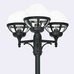 Norlys latarnia Bolonia 2xE27 czarna 254cm IP54 364BL