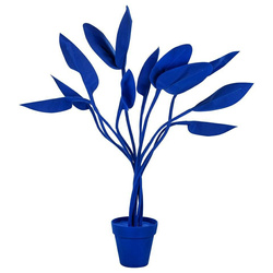 King Home Dekoracja stojąca STRELICJA kwiat FLOWER.cobalt