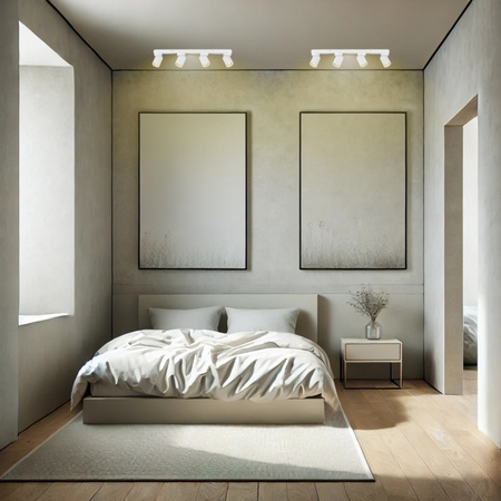 Luces Exclusivas lampa sufitowa LED Galvez GU10 4x10W IP20 biała LE44402