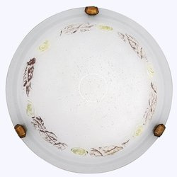Candellux plafon Róża E27 biało/patynowy 13-62010