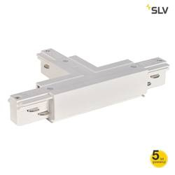 SLV łącznik typu T lewy do szyny 3F Eutrac biały 1001518