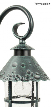 Su-ma kinkiet zewnętrzny Toledo E27 czarny/patyna IP23 K 3012/1/R