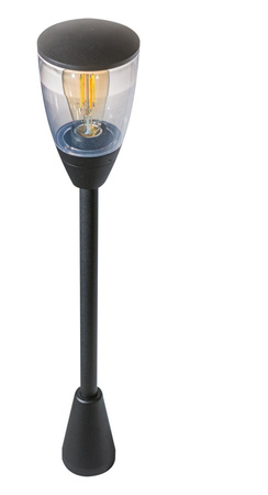 Azzardo lampa stojąca zewnętrzna Rasmus E27 czarna 80cm IP65 AZ4483