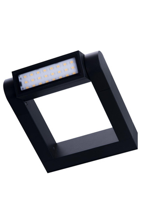 Azzardo kinkiet zewnętrzny LED Frame Wall 8W 800lm 3000K czarny IP65 AZ4308