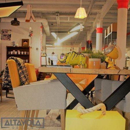 Altavola lampa wisząca Modern Design No.2 E27 biało/żółta LA046/P