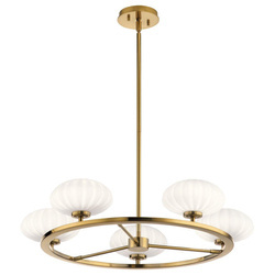 Quintiesse lampa wisząca Pim 5xG9 złota IP44 QN-PIM5-FXG