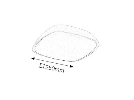Rabalux plafon zewnętrzny LED Austin 20W 2000lm 4000K antracytowo/biały IP65 8797