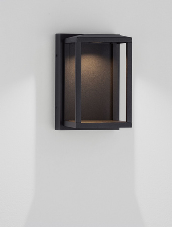 Luces Exclusivas kinkiet zewnętrzny LED Orvenza 14W 383lm 3000K IP65 czarny LE75189