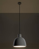 Sollux lampa wisząca Damaso E27 szara SL.0281