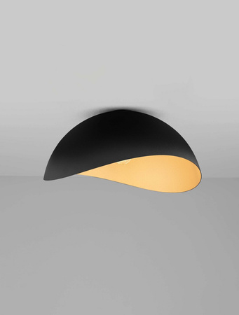 Luces Exclusivas lampa sufitowa LED Guanipa Ø 50 cm E27 1x12W IP20 czarno/złota LE44898