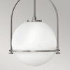 Quintiesse lampa wisząca Somerset E27 nikiel QN-SOMERSET-P-O-BN
