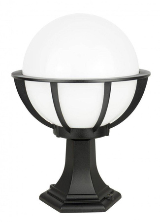 Su-ma lampa stojąca zewnętrzna Kule z koszykiem 250 E27 czarna/patyna 43cm IP43 K 4011/1/KPO 250 OP