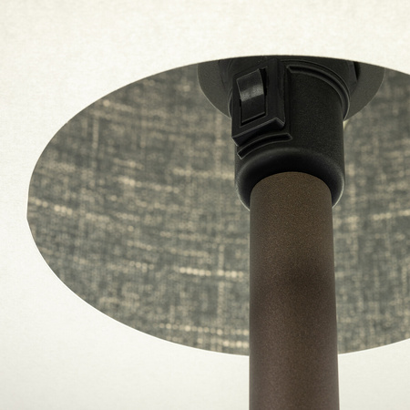 Nowodvorski lampa stojąca Amarela E27 1x25W wys. 163 cm czarno/brązowa 11663