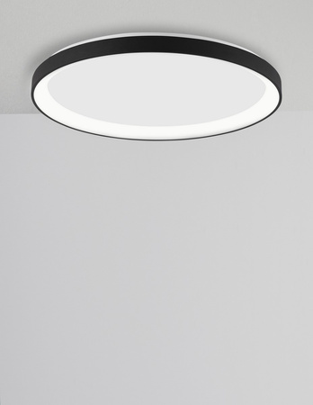 Luces Exclusivas lampa sufitowa LED Rota ściemnialna Ø 58 cm 50W 3134lm 2700K IP20 czarna LE43524