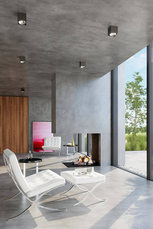 Sollux plafon techniczny Blake GU10 czarny SL.0700