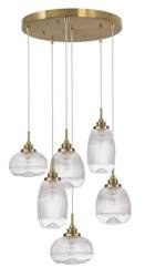 Luces Exclusivas lampa wisząca Ahigal 6xE14 złota LE41848