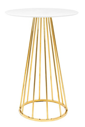 King Home Stolik barowy GLAM 60 biały KH1201100129