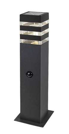 Rabalux lampa ogrodowa stojąca Ankara z czujnikiem ruchu E27 antracytowa IP44 77026