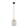 TK Lighting lampa wisząca Galaxy E27 czarno/złota 4714