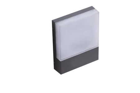 Azzardo kinkiet zewnętrzny LED Civita 12W 800lm 3000K szary IP54 AZ4361
