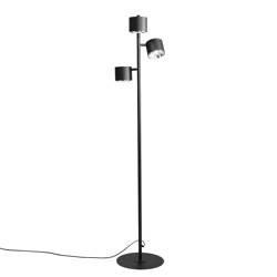 Aldex lampa podłogowa Bot 3xGU10 czarna 165cm 1047A