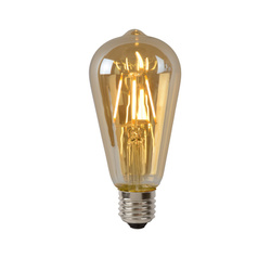 Lucide żarówka LED ST64 E27 Filament 5W 500LM 2700K bursztynowa 49068/05/62