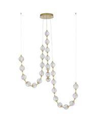 Luces Exclusivas lampa wisząca LED Cana 42W 8137lm 3200K złota LE42697