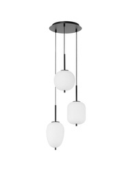 Luces Exclusivas lampa wisząca Marc 3xE14 czarna LE42724