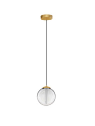 Luces Exclusivas lampa wisząca LED Hualmay ściemnialna Ø 22 cm 7W 585lm 3000K IP20 złota LE44832