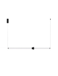 Luces Exclusivas lampa wisząca LED Urubicha ściemnialna 15W 1109lm 3000K IP20 czarna LE44689