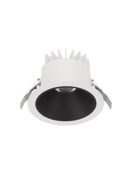 Luces Exclusivas oprawa sufitowa wpuszczana LED Torvian Ø 14 cm 20W 1847lm 3000K IP67 biało/czarna LE65117