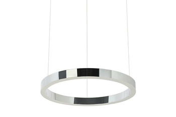 King Home Lampa wisząca RING 40 srebrna - LED, stal polerowana JD8169-40.SILVER