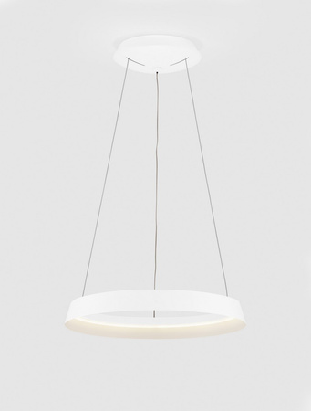 Luces Exclusivas lampa wisząca LED Batallas ściemnialna Ø 45 cm 38W 2564lm 2700-3000K IP20 biała LE44785