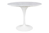 King Home Stół TULIP MARBLE 100 CARRARA biały -     marmur, metal GT-09M.FI100