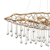 Quintiesse lampa wisząca Laguna 8xE14 złota QN-LAGUNA-8P