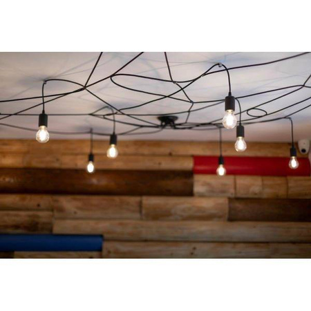 Sollux lampa wisząca Edison 3 E27 czarna SL.0370