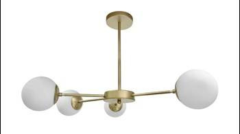 Candellux plafon Mati 4xG9 mosiężny 34-01566