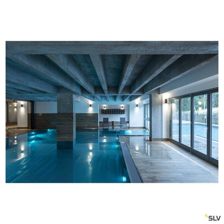 SLV kinkiet zewnętrzny Theo Up-Down Out 2xGU10 antracytowy IP44 229535