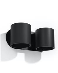 Sollux kinkiet techniczny Orbis 2 2xG9 czarny SL.0660