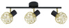Candellux plafon (reflektorki) Acrobat 3xE14 czarno/złoty 93-66640