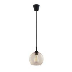 TK Lighting lampa wisząca Cubus E27 czarno/bursztynowa 6082
