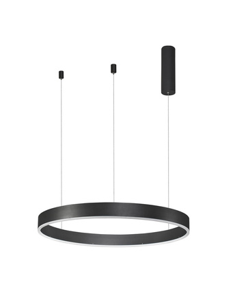 Luces Exclusivas lampa wisząca LED Jaca CCT ściemnialna z pilotem Ø 60 cm 40W 2943lm 2700-6000K IP20 czarna LE43500