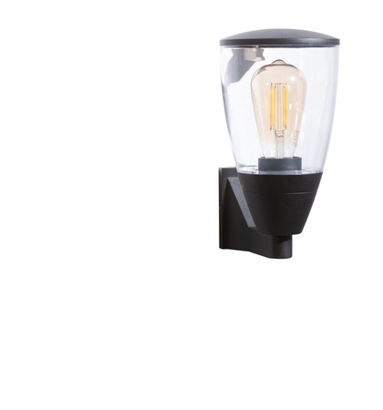 Azzardo kinkiet zewnętrzny Rasmus Wall E27 czarny IP65 AZ4482