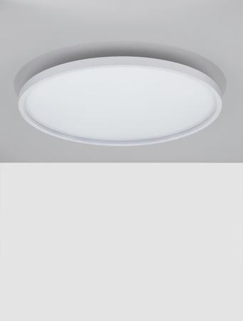 Luces Exclusivas lampa sufitowa LED Gracia ściemnialna z pilotem Ø 58,3 cm 49W 3136lm 2700-5000K IP20 biała LE44411