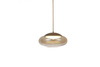 Azzardo lampa wisząca LED Helena C 23W 1200lm 3000K mosiężna AZ4668