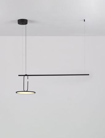 Luces Exclusivas lampa wisząca LED Acachi 22W 2600lm 3000K IP20 czarna LE44523