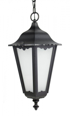 Su-ma lampa wisząca zewnętrzna Retro Maxi E27 czarna/patyna IP43 K 1018/1/BD