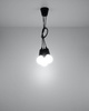 Sollux lampa wisząca Diego 3 E27 czarna SL.0573